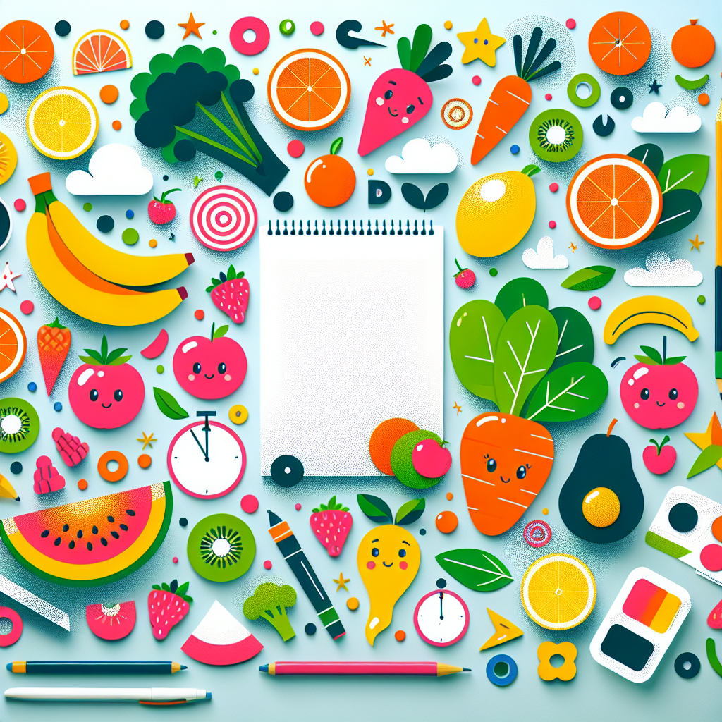 Ide Poster Makanan Sehat yang Mudah Digambar untuk Anak-anak